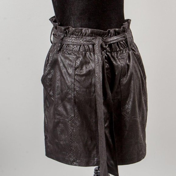 NWT Rachel Roy faux leather snakeskin skirt - Picture 1 of 3